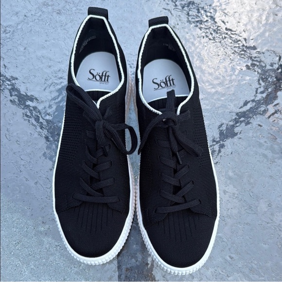 Sofft Faro Black Knit Sneaker and White Soles -size 11.
NWOT - Picture 2 of 8